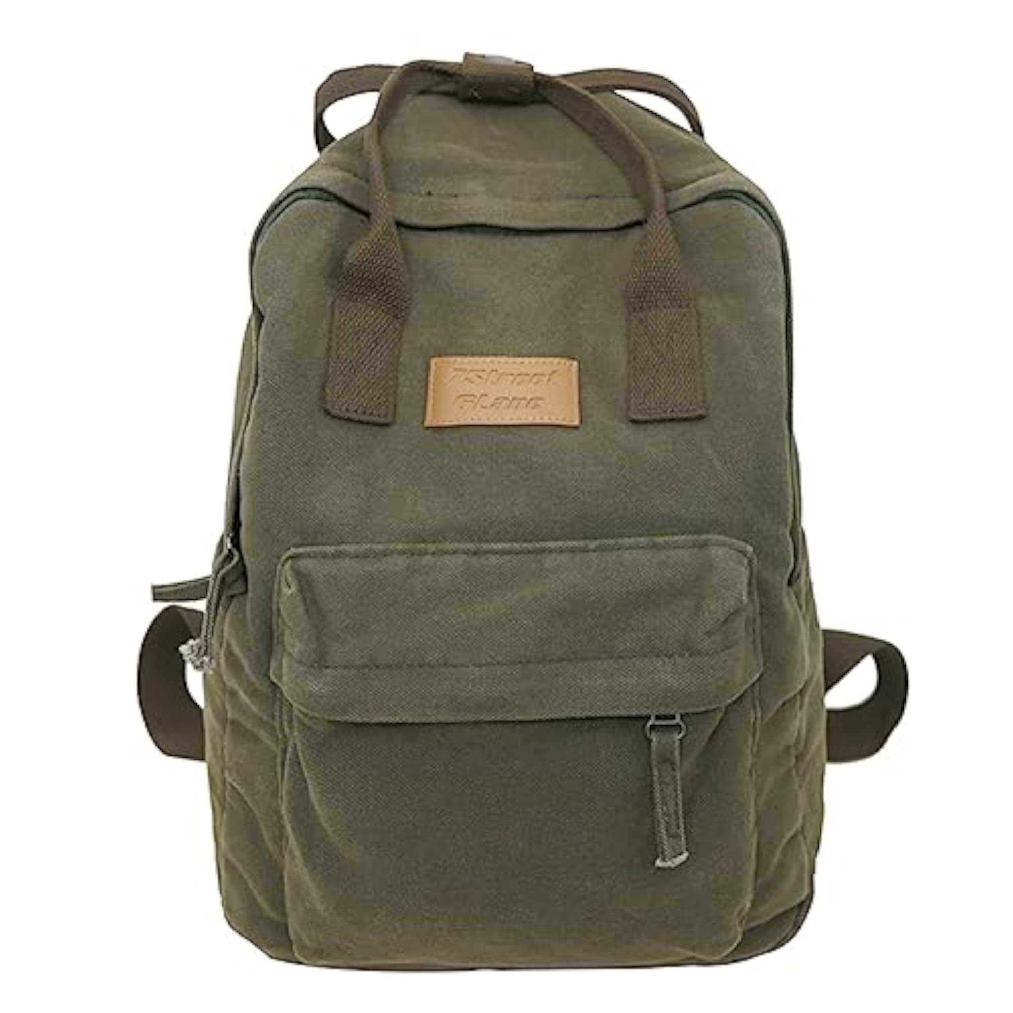Vintage Canvas Backpack for Men and Women, Lightweight Travel Daypack